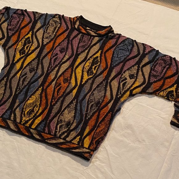 Authentic Coogi Australia Classic Sweater Multicolor Size Large - Picture 3 of 6